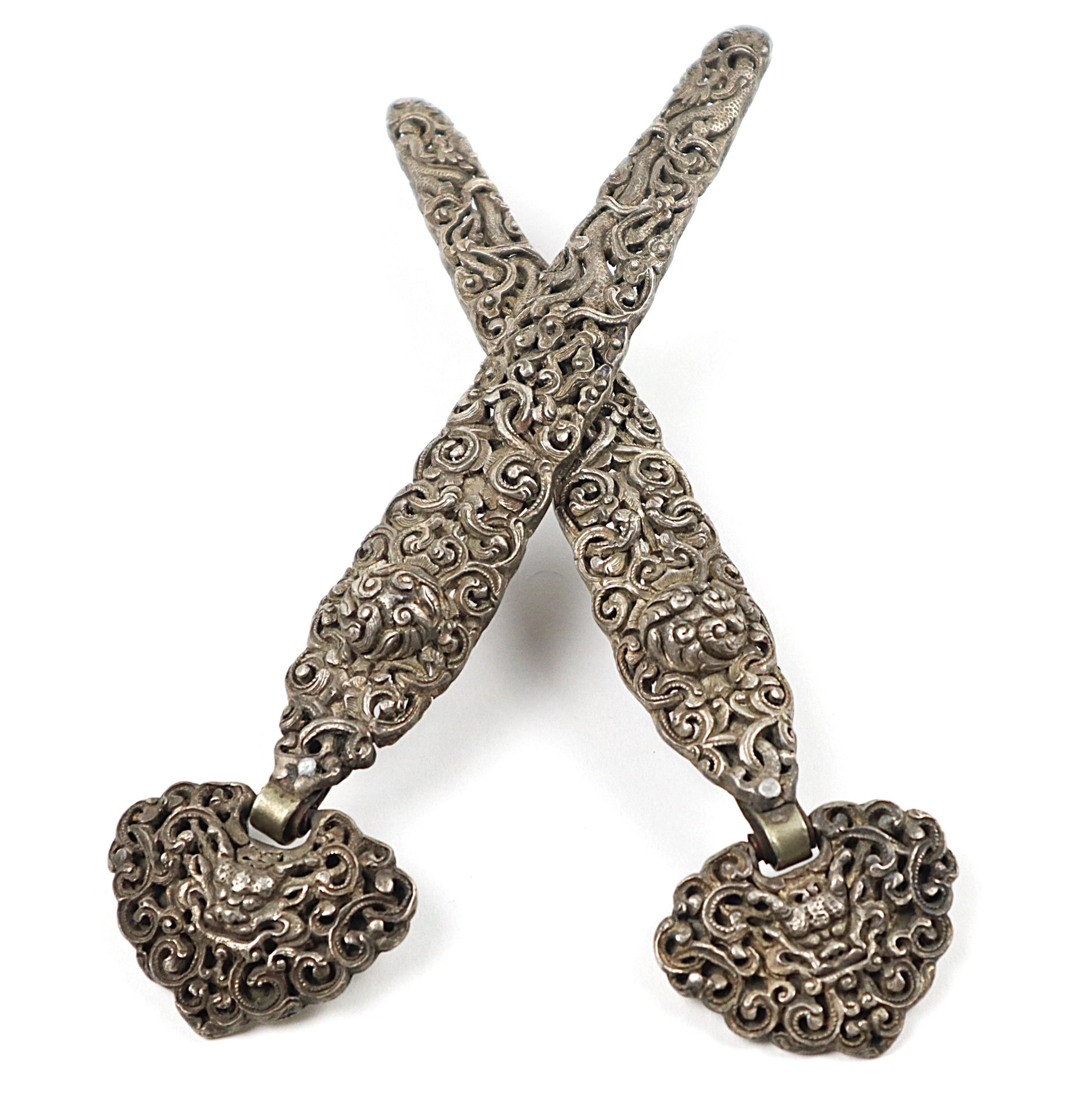 Ornements de sellerie en argent